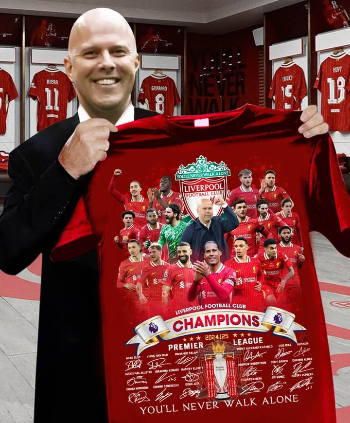 Liverpool Champions League T-Shirt 2024 25 You Never Walk Alone Liverpool FC Fan Club Merch Neasalamis.com