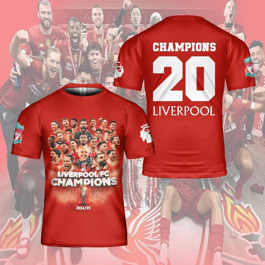 Liverpool Champions Of England 2025 T-Shirt Gift For Liverpool Fans Neasalamis.com
