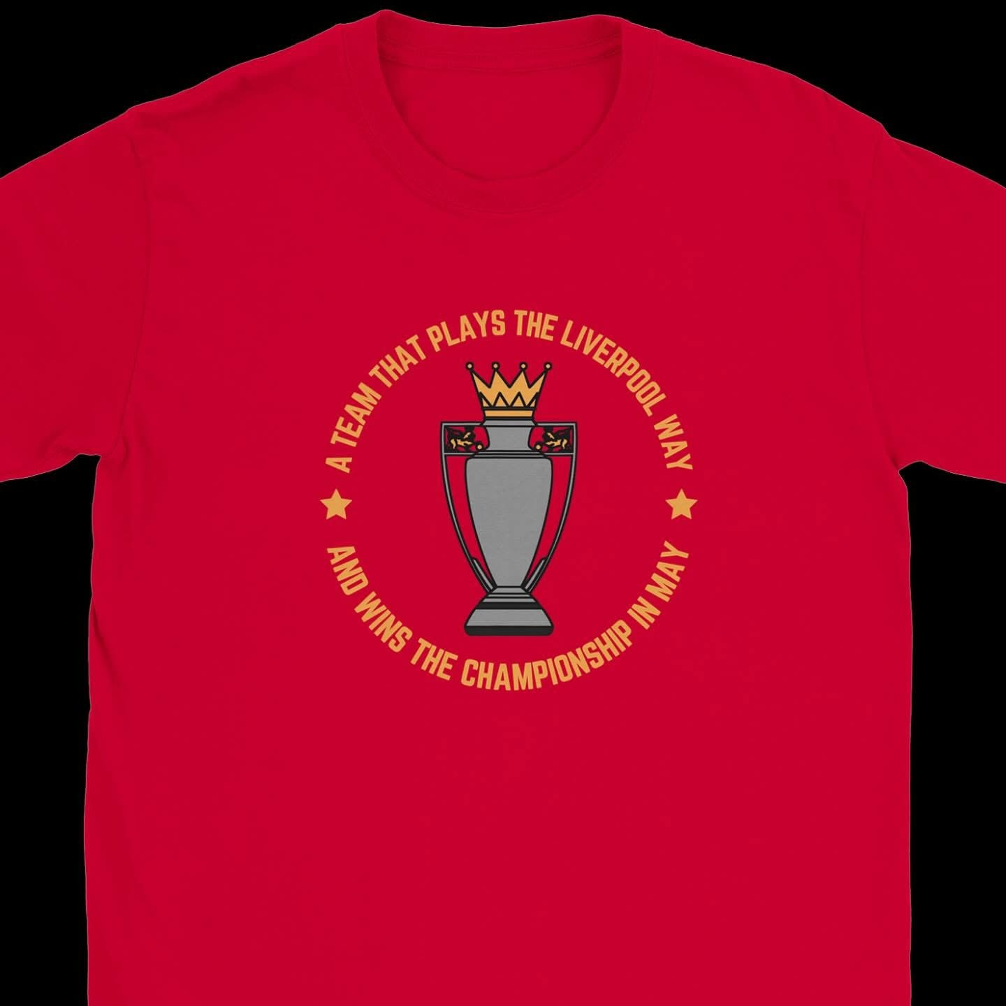 Liverpool Champions Premier League T-Shirt 2025 A Team That Plays The Liverpool Way Neasalamis.com