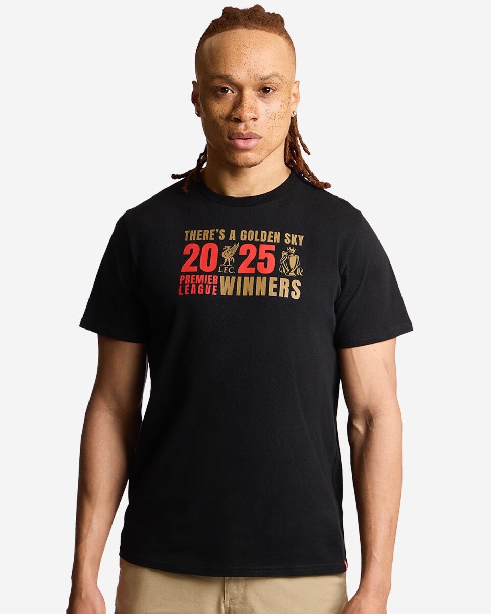 Liverpool Football Club x Premier League Champions 2025 T-Shirt Best Gifts For Football Fans Neasalamis.com