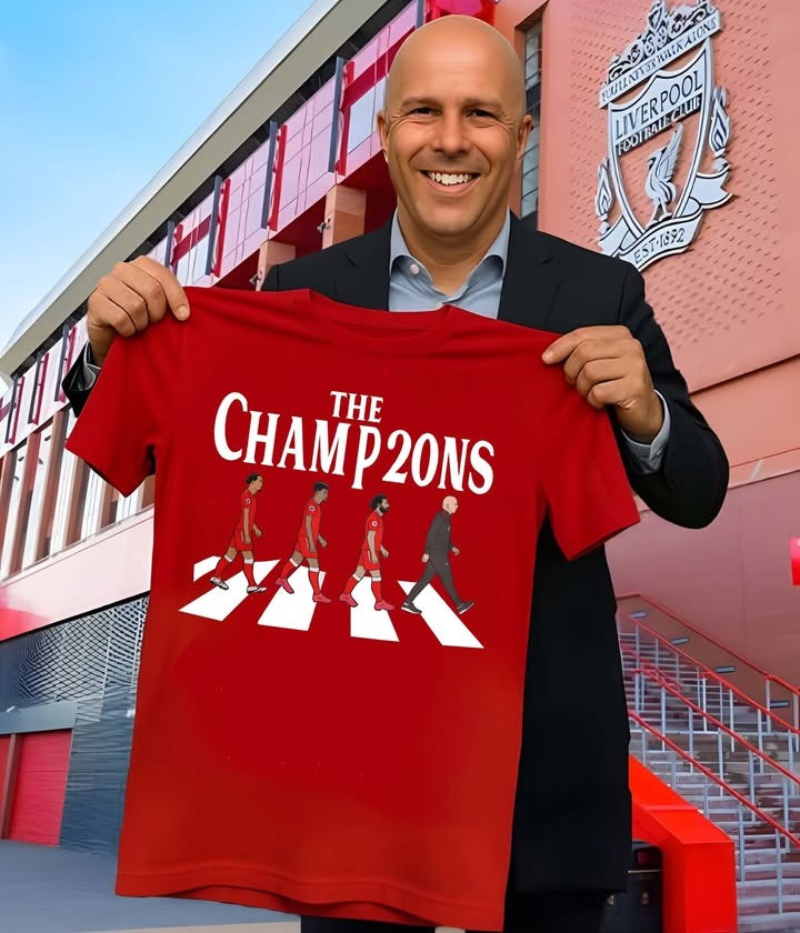 Liverpool Premier League 2024 2025 Champions T-Shirt The Champ2ons Liverpool F.C Gifts Neasalamis.com