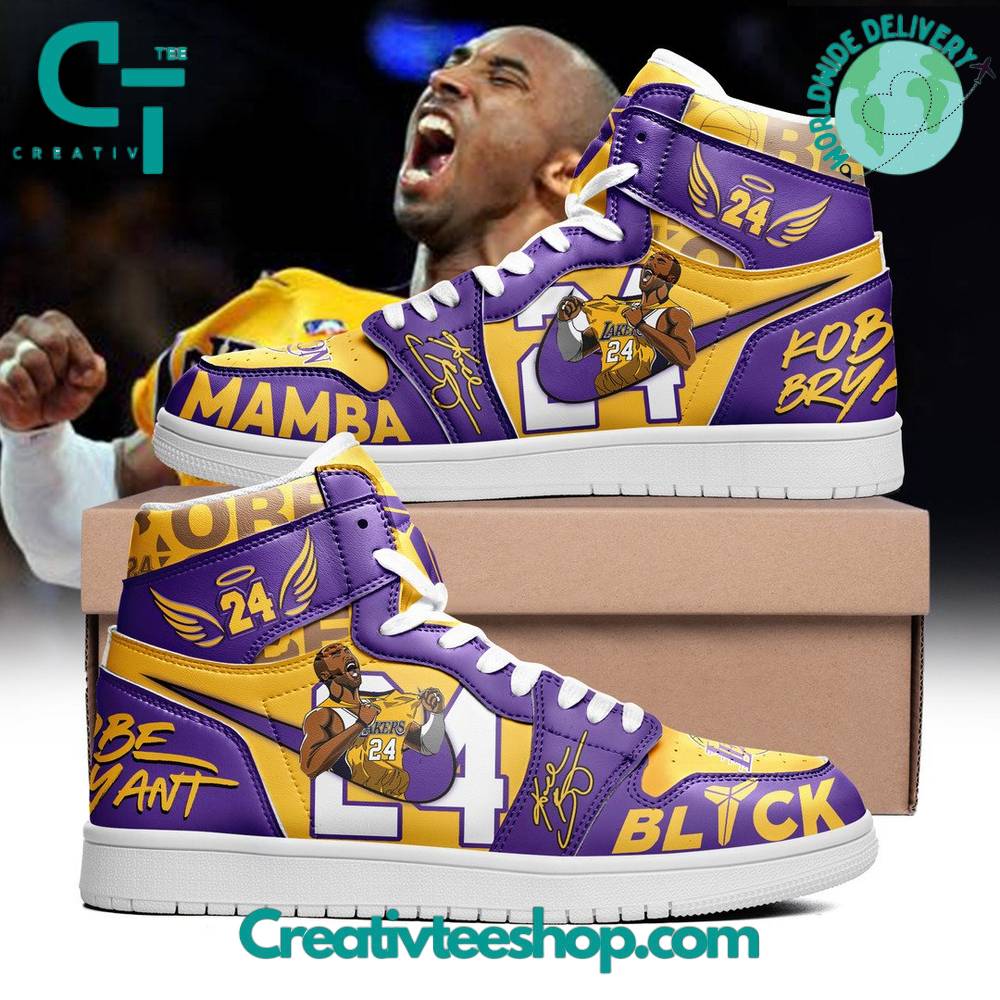 Los Angeles Lakers AJ1 High Sneakers Shoes For Men And Women Calebmatthewhans Neasalamis