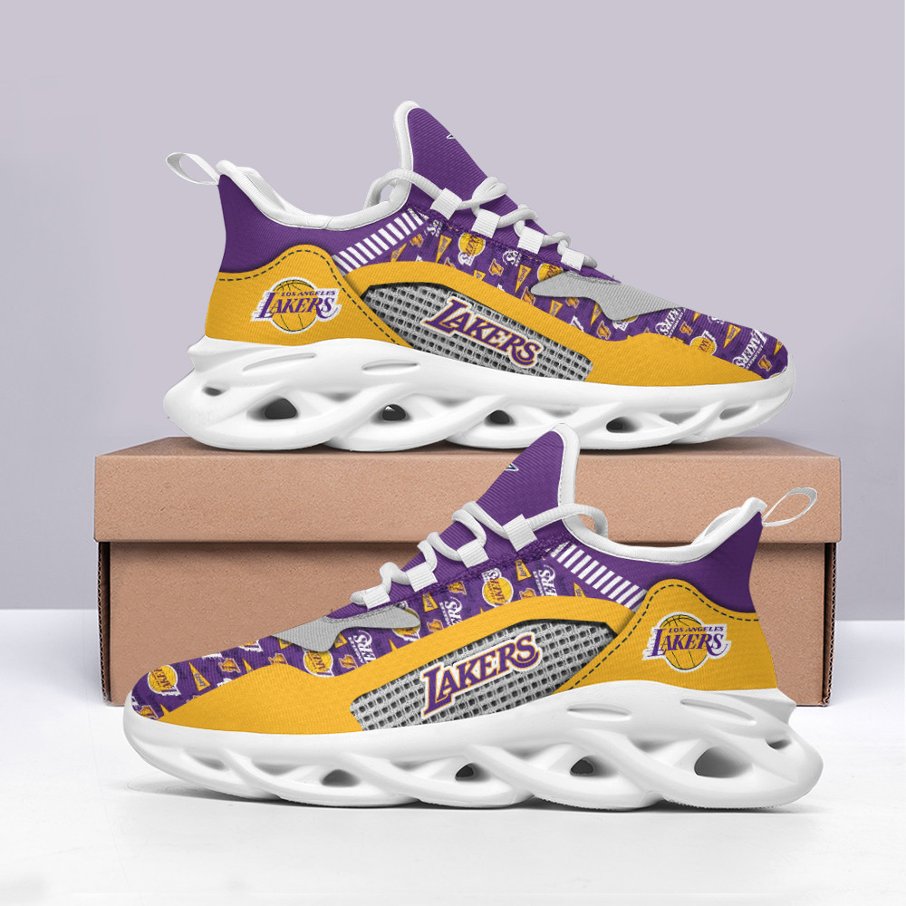 Los Angeles Lakers Max Soul Shoes Sneakers For Men And Women neasalamis.com