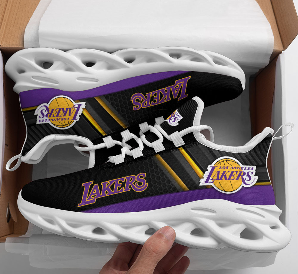 Los Angeles Lakers NFL Max Soul Shoes Sneakers For Men And Women neasalamis.com