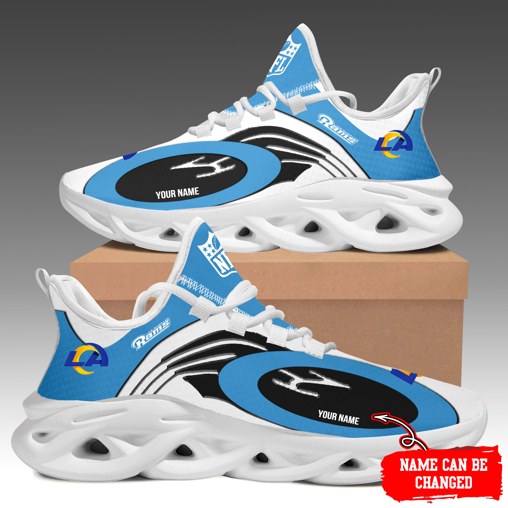 Los Angeles Rams Max Soul Shoes Sneakers For Men And Women neasalamis.com