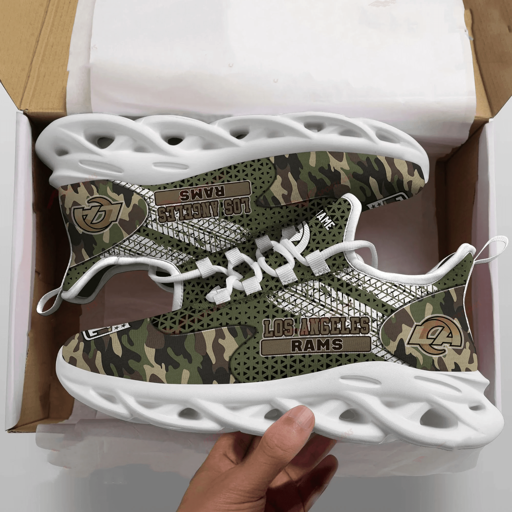 Los Angeles Rams NFL Max Soul Shoes Sneakers For Men And Women neasalamis.com