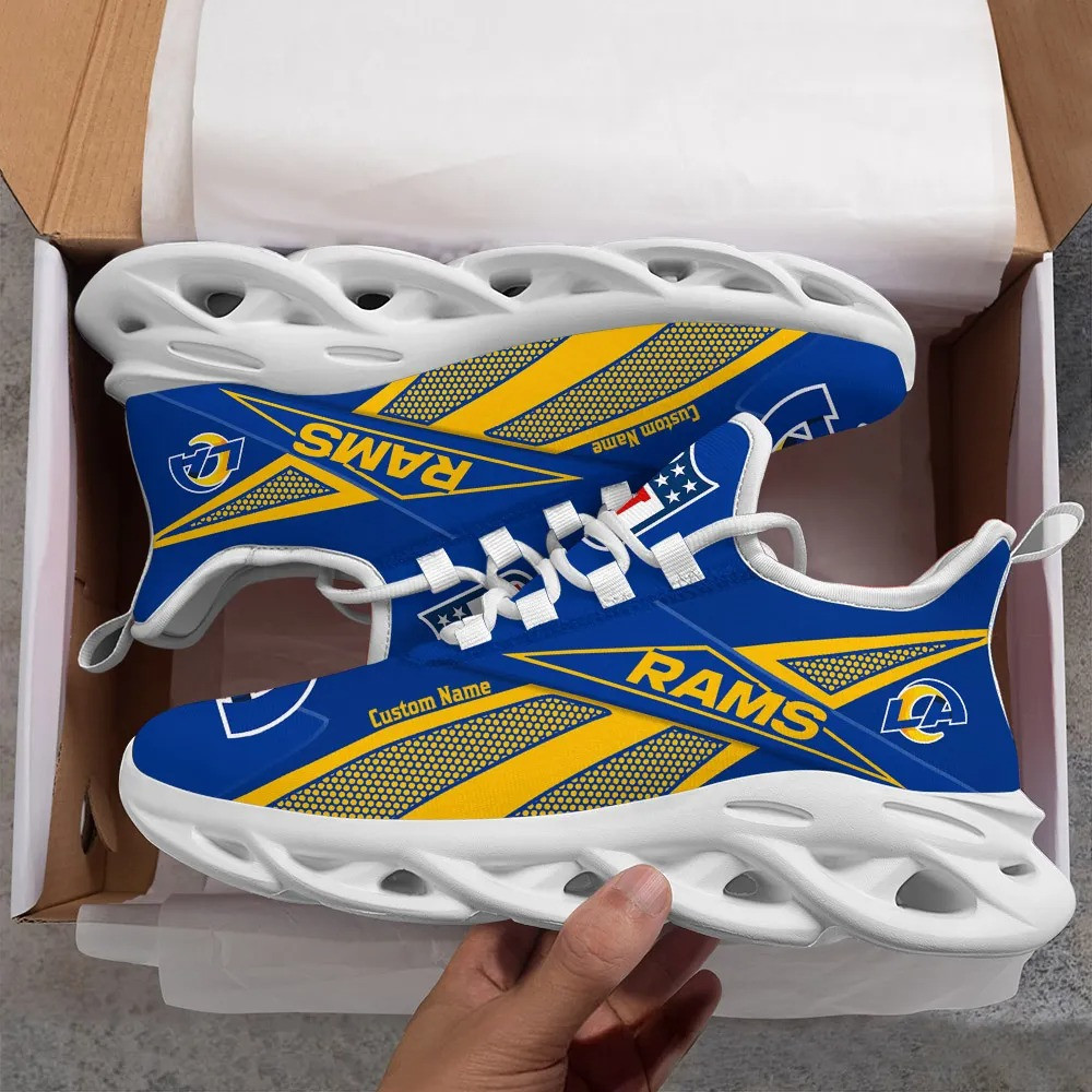 Los Angeles Rams NFL Max Soul Shoes Sneakers For Men And Women neasalamis.com
