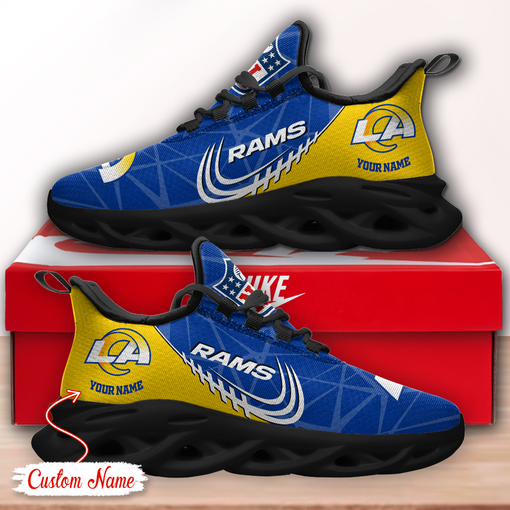 Los Angeles Rams NFL Max Soul Shoes Sneakers For Men And Women neasalamis.com