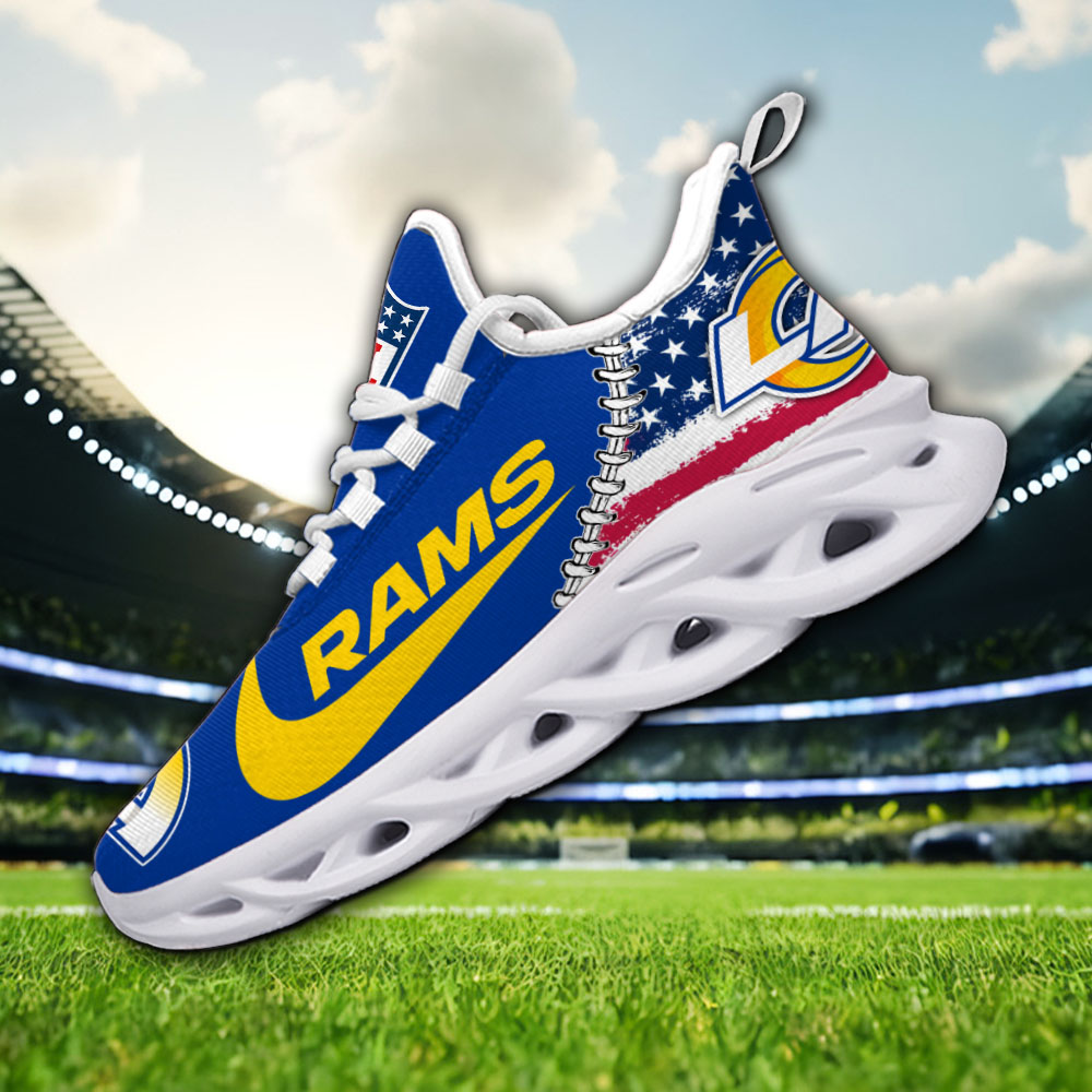 Los Angeles Rams NFL Max Soul Shoes Sneakers For Men And Women neasalamis.com