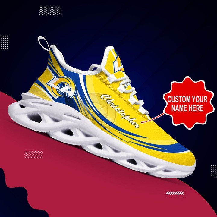 Los Angeles Rams NFL Max Soul Shoes Sneakers For Men And Women neasalamis.com