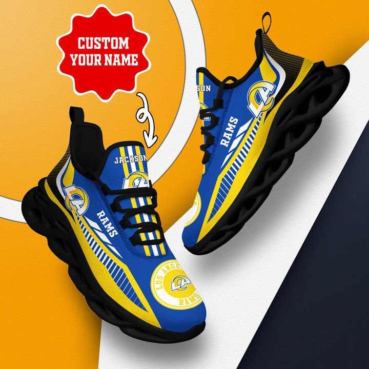 Los Angeles Rams NFL Max Soul Shoes Sneakers For Men And Women neasalamis.com