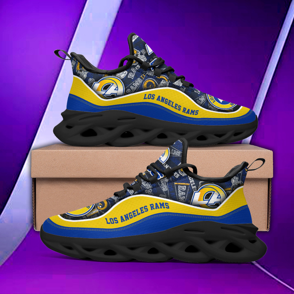 Los Angeles Rams NFL Max Soul Shoes Sneakers For Men And Women neasalamis.com