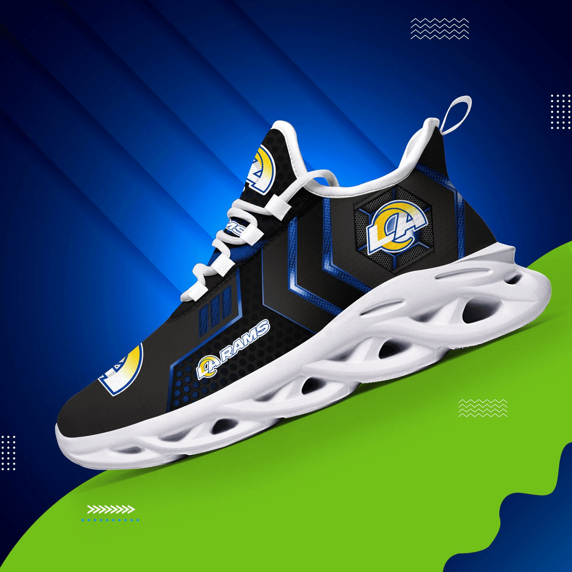 Los Angeles Rams NFL Max Soul Shoes Sneakers For Men And Women neasalamis.com