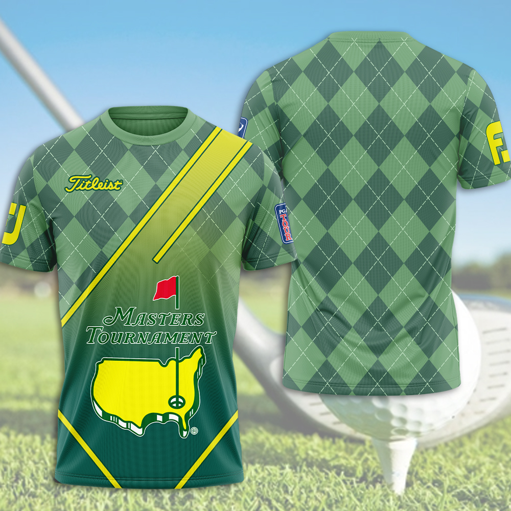 Masters Tournament Titl 3D T-Shirt Golf Present Ideas Neasalamis.com