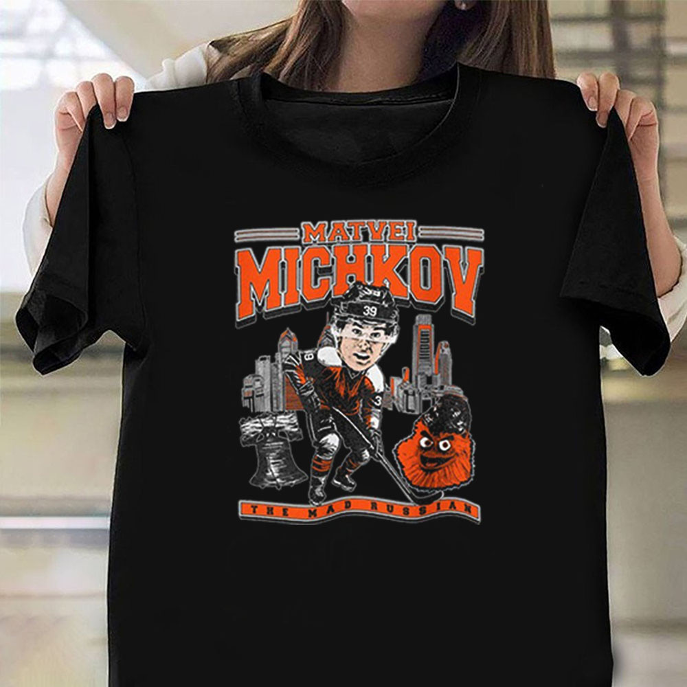 Matvei Michkov Bobblehead Flyers Hockey Shirt Gifts For Philadelphia Hockey Fans Neasalamis.com