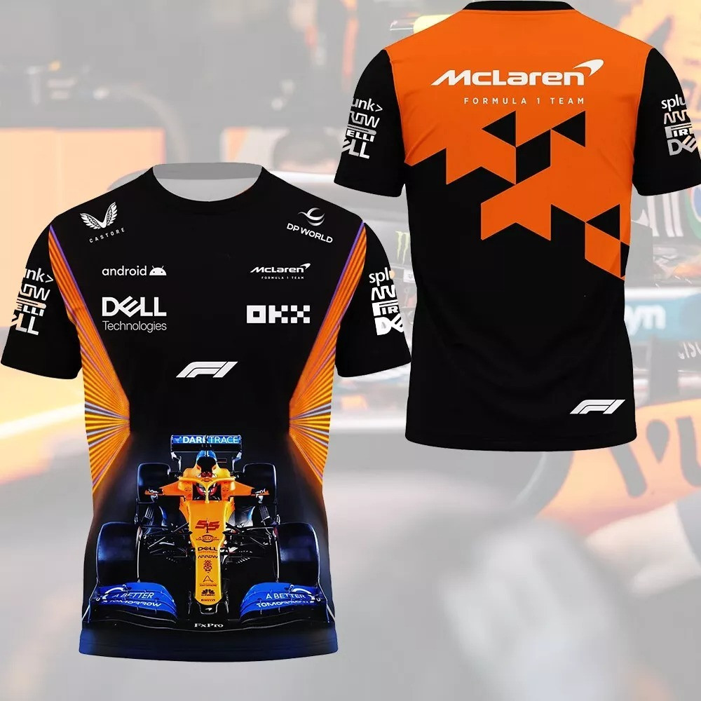 McLaren F1 Formula Racing Unisex T-Shirt Gift For F1 Fans Neasalamis.com