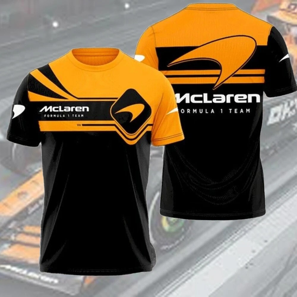 McLaren Logo Racing Formula 1 T-Shirt F1 T-Shirt Gift For McLaren Fans Neasalamis.com