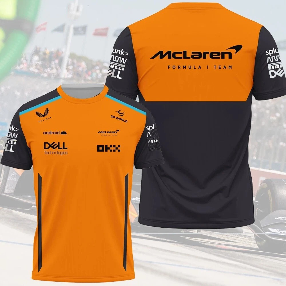 McLaren Racing F1 Formula Racing Unisex T-Shirt Gift For Racing Fans Neasalamis.com