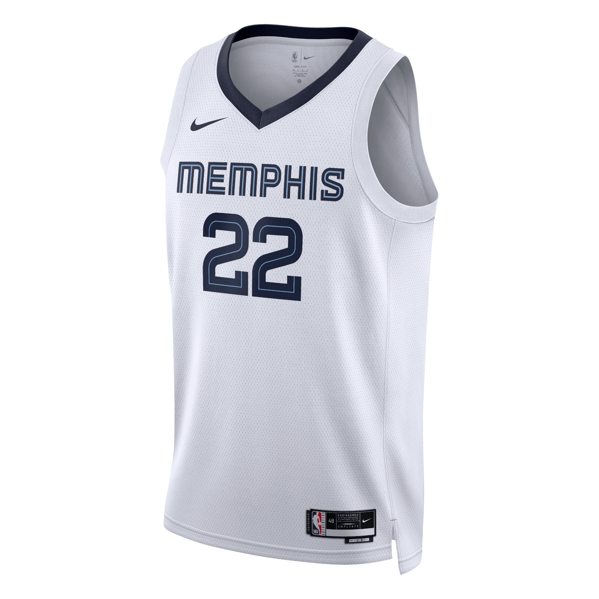 Memphis Grizzlies Association Edition Swingman Jersey - White - Desmond Bane - Unisex Neasalamis