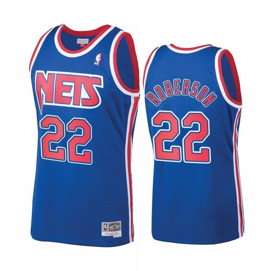 Men's Andre Roberson 22 Brooklyn Nets Throwback Jersey Royal Neasalamis