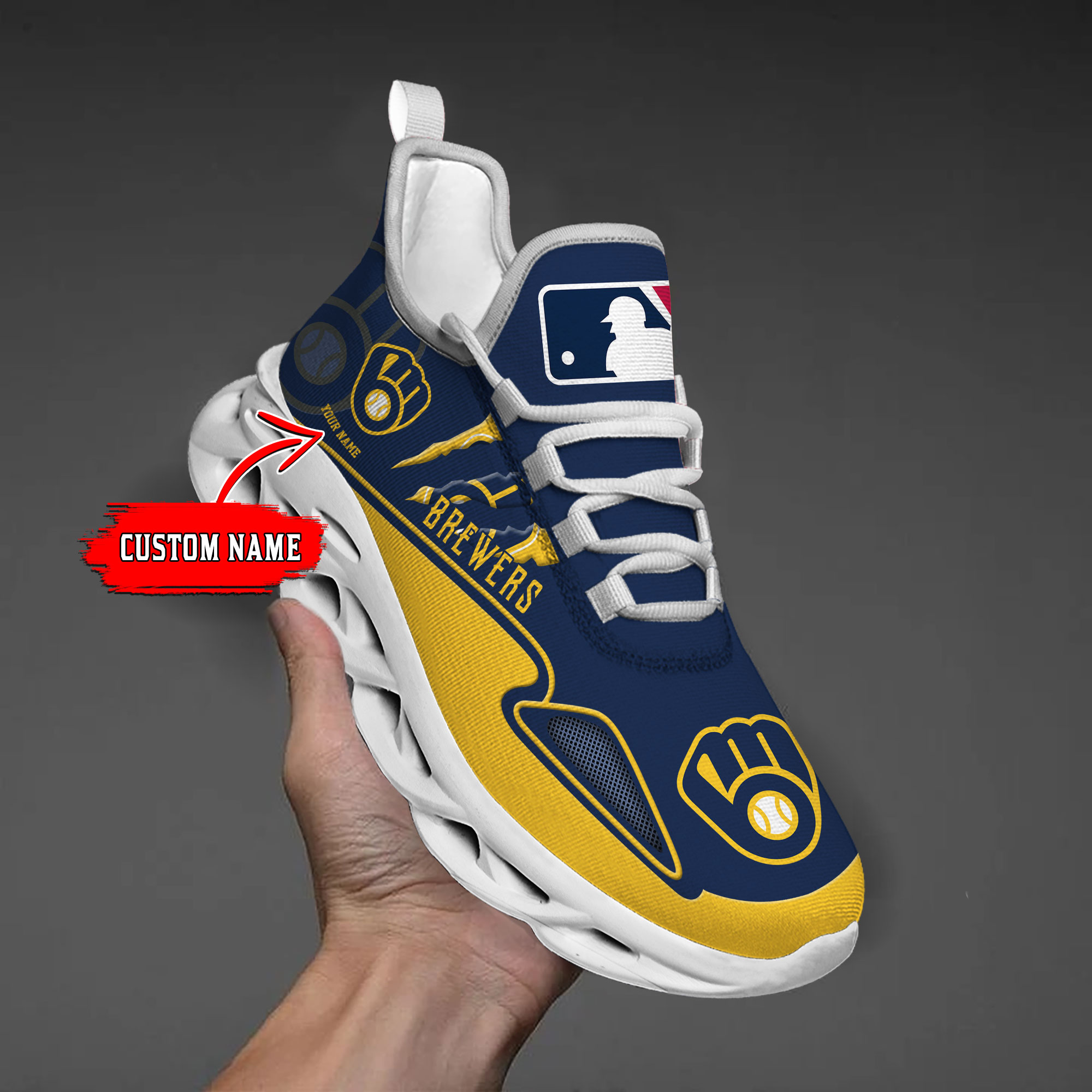 Milwaukee Brewers Max Soul Shoes Sneakers For Men And Women neasalamis.com