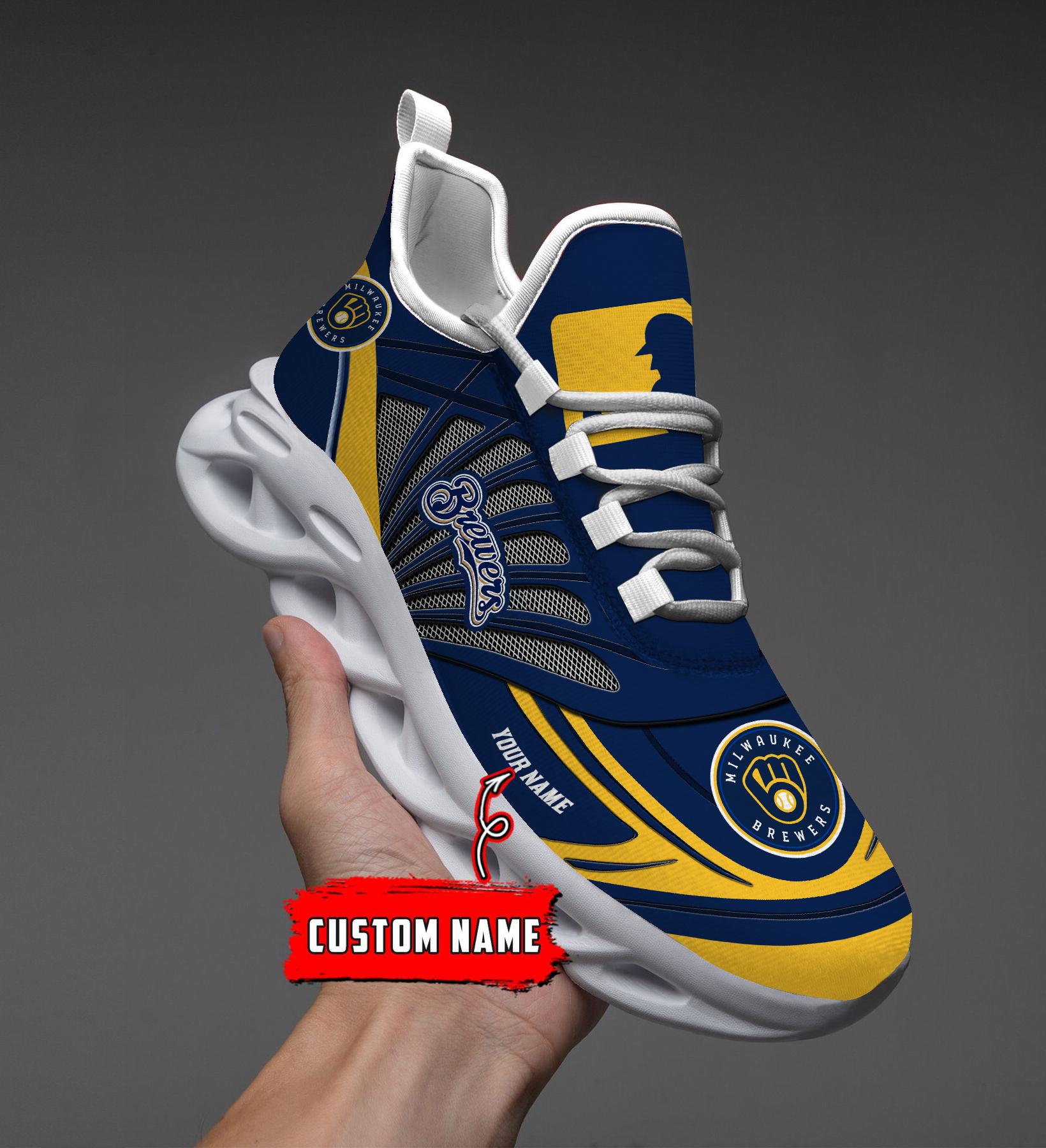 Milwaukee Brewers Max Soul Shoes Sneakers For Men And Women neasalamis.com