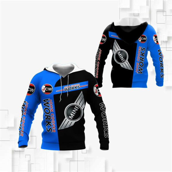Mini John Cooper Works Shirt Fan Gift 685 Stylist Unisex 3d Hoodie Zip Hoodie Neasalamis