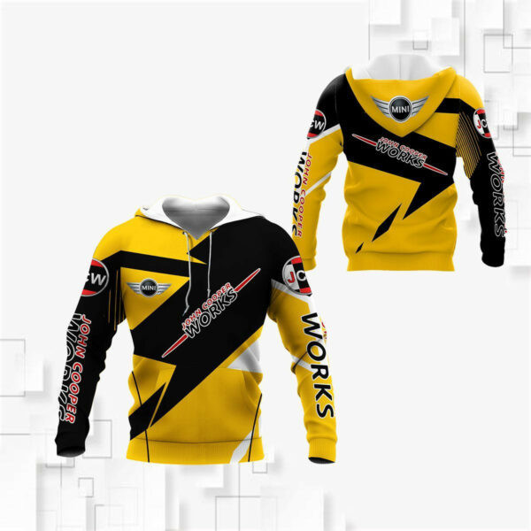 Mini John Cooper Works Shirt Fan Gift 686 Stylist Unisex 3d Hoodie Zip Hoodie Neasalamis