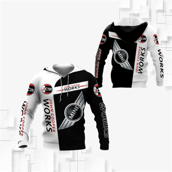Mini John Cooper Works Shirt Fan Gift 688 Stylist Unisex 3d Hoodie Zip Hoodie Neasalamis