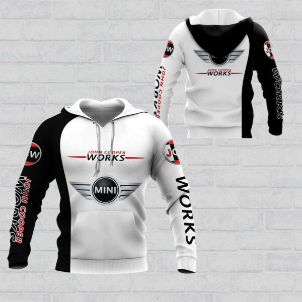 Mini John Cooper Works Shirt Fan Gift 689 Stylist Unisex 3d Hoodie Zip Hoodie Neasalamis