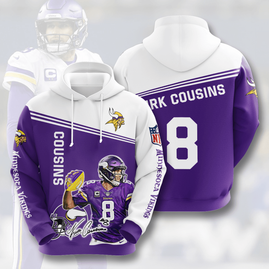 Minnesota Vikings Cousins NFL Football Team Hoodie Neasalamis