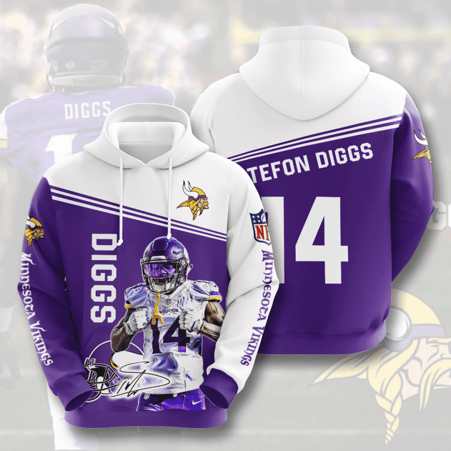 Minnesota Vikings Diggs 14 Hoodie Style Neasalamis