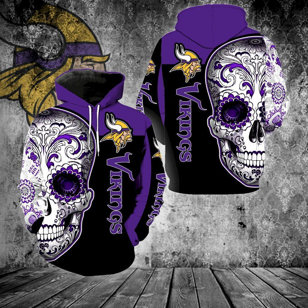 Minnesota Vikings Full Hoodie Style Neasalamis