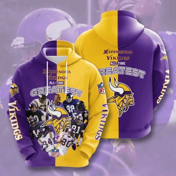 Minnesota Vikings Greatest Players NFL Football Team Hoodie Neasalamis