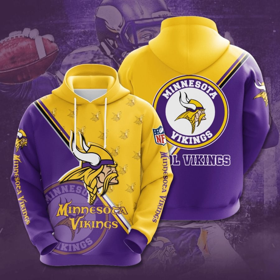 Minnesota Vikings Logo NFL Football Team Hoodie Neasalamis