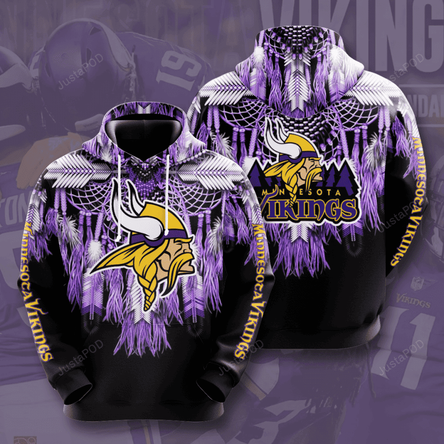 Minnesota Vikings Native American NFL Football Team Hoodie Neasalamis