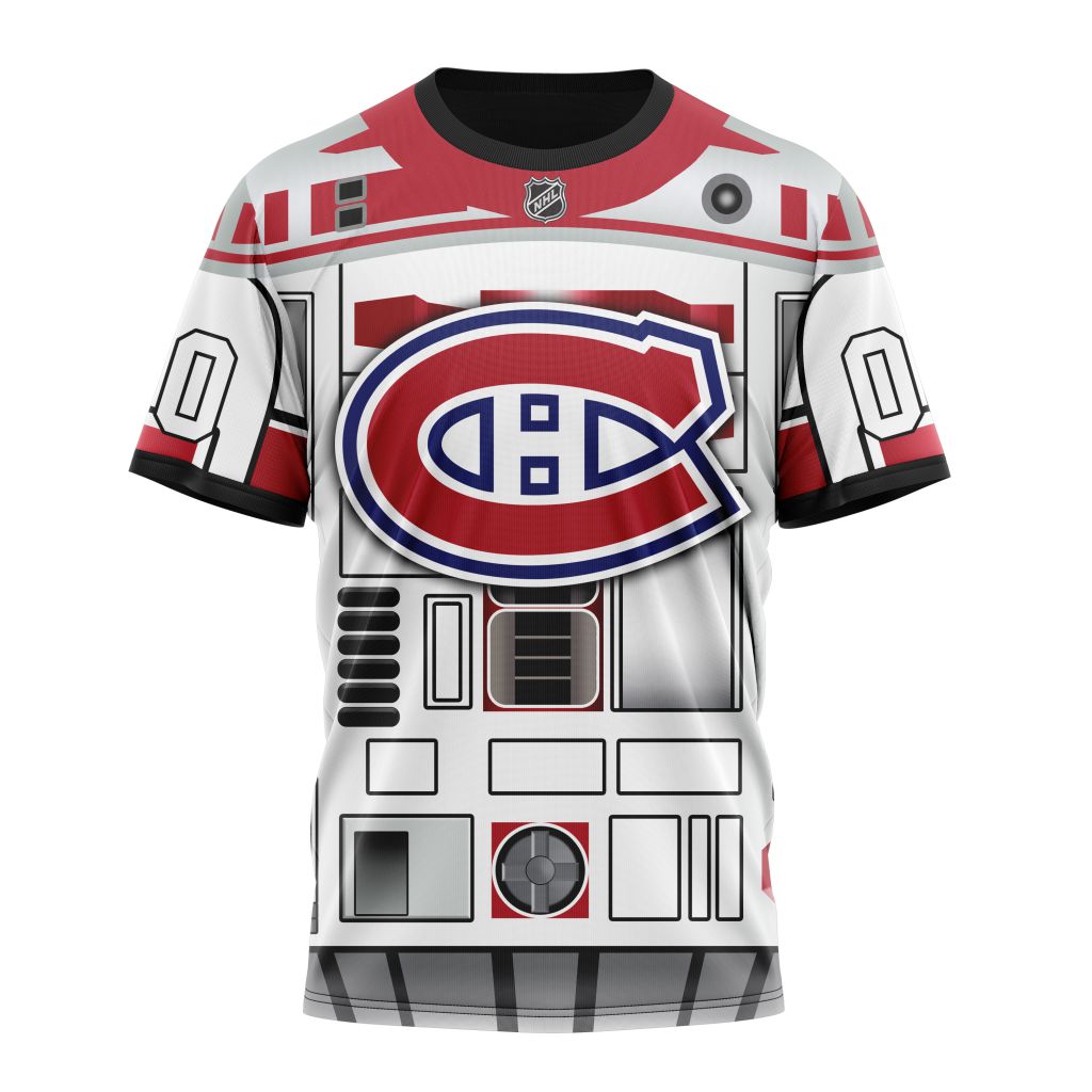 Montreal Canadiens Specialized Star Wars May The 4th Be With You Personalized Name And Number T-Shirt Style 71501 Neasalamis.com