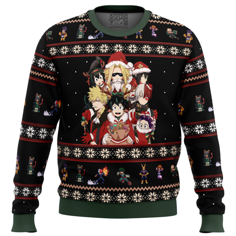 My Hero Academia Boku No Holiday Ugly Christmas Sweater Ceasalamis