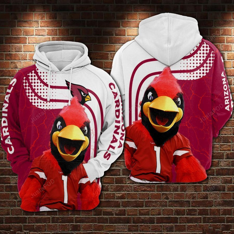 NFL Arizona Cardinals Nfl Football Mascot Hoodie Neasalamis