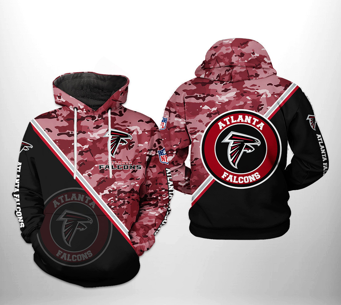 NFL Atlanta Falcons NFL Camo Team Hoodie Neasalamis