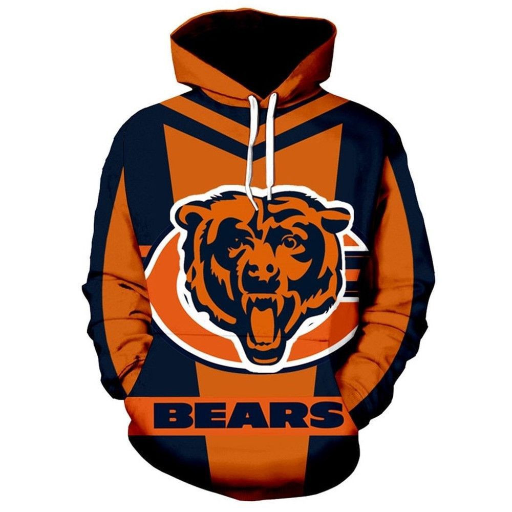 NFL Chicago Bears NFL Chicago Bears Logo Hoodie Neasalamis