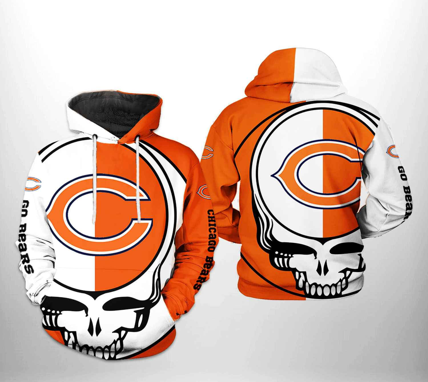 NFL Chicago Bears NFL Grateful Dead Hoodie Neasalamis