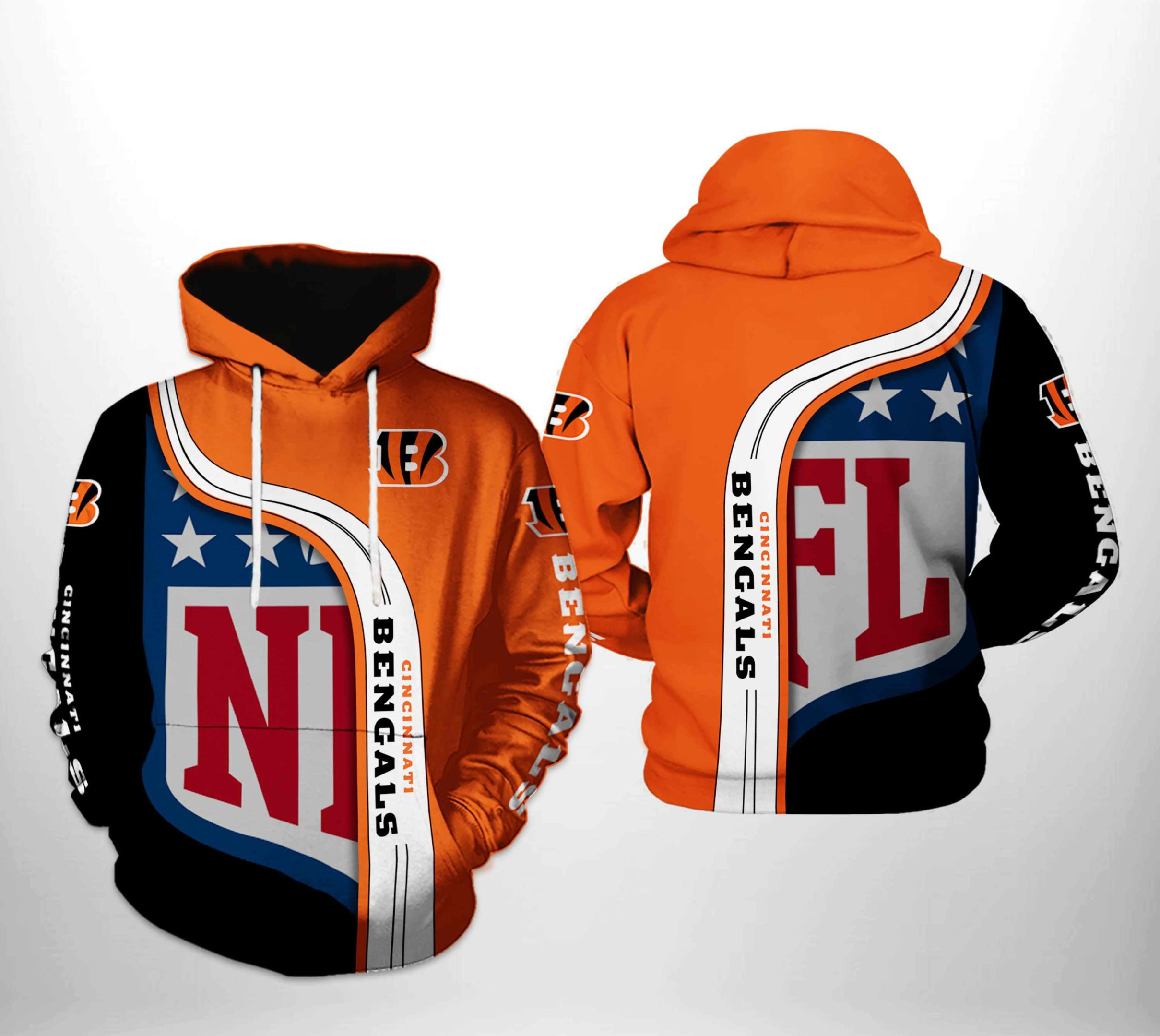 NFL Cincinnati Bengals NFL Team Hoodie Neasalamis