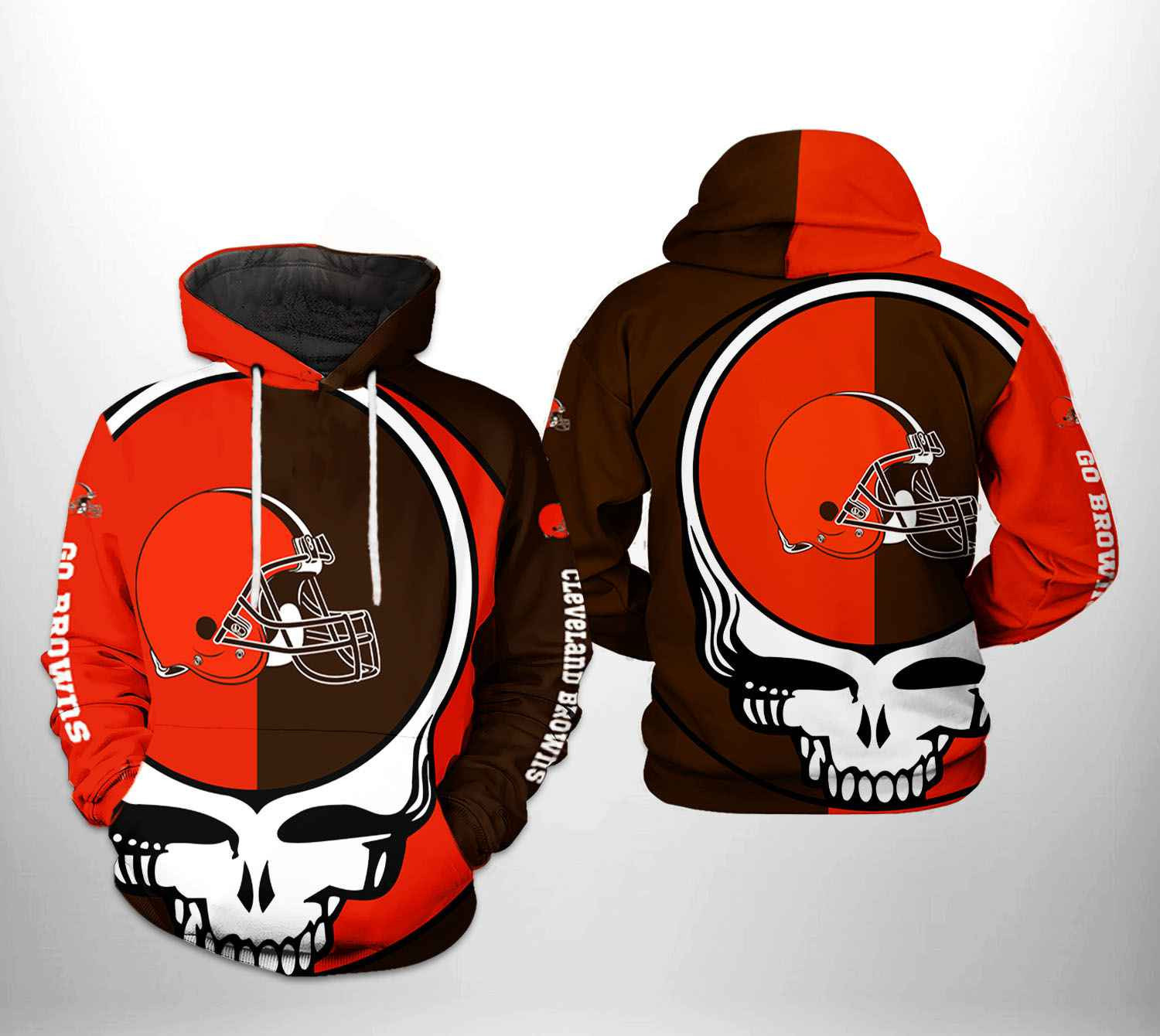 NFL Cleveland Browns NFL Grateful Dead Hoodie Neasalamis