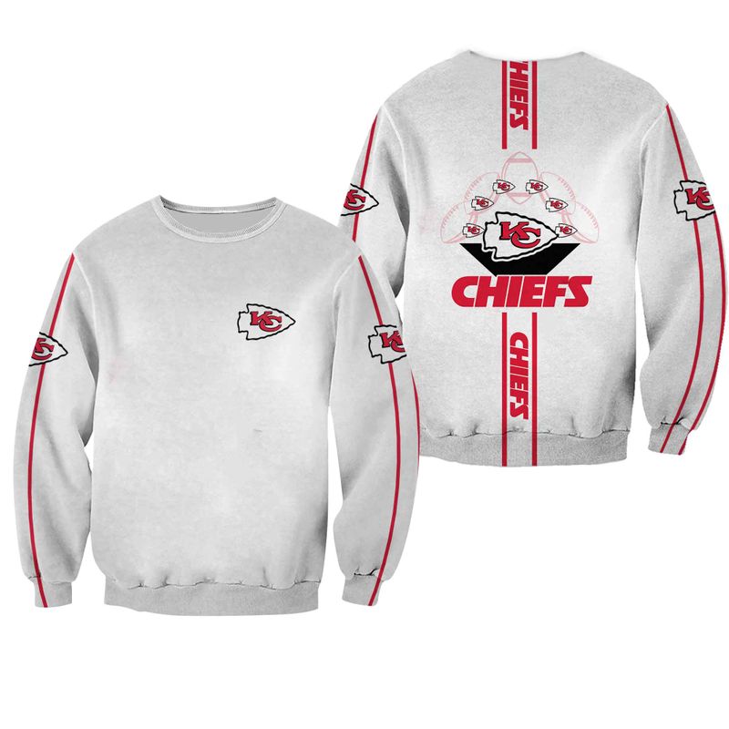 NFL Kansas City Chiefs Limited Edition All Over Print Sweatshirt Hoodie Zipped Hoodie Style Neasalamis