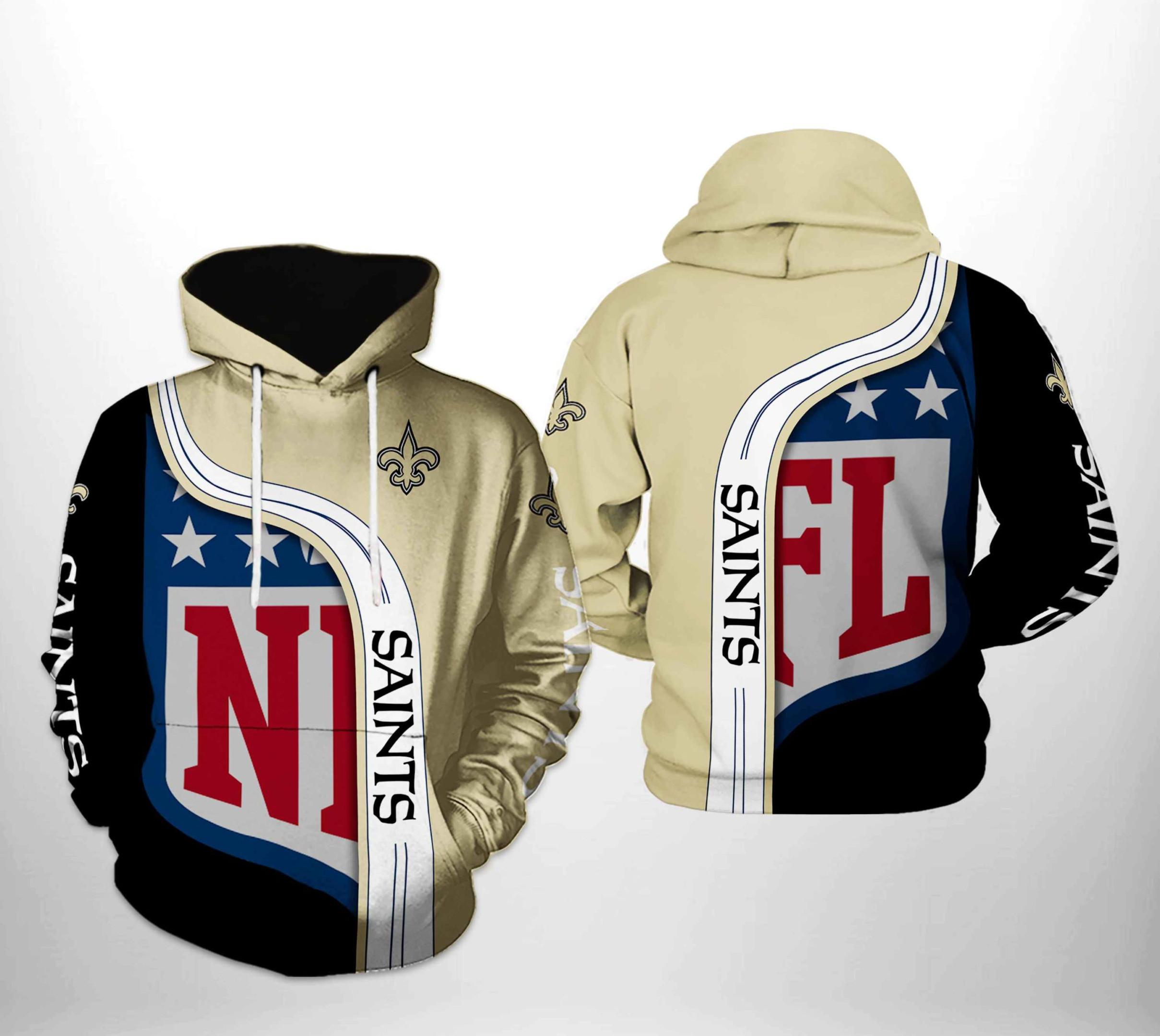 NFL New Orleans Saints NFL Team Hoodie Neasalamis