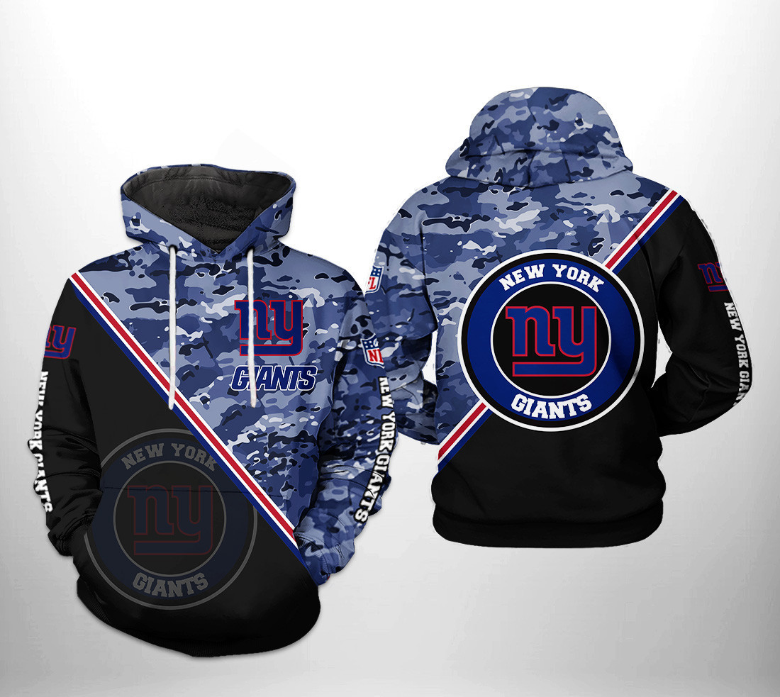 NFL New York Giants NFL Camo Team Hoodie Neasalamis