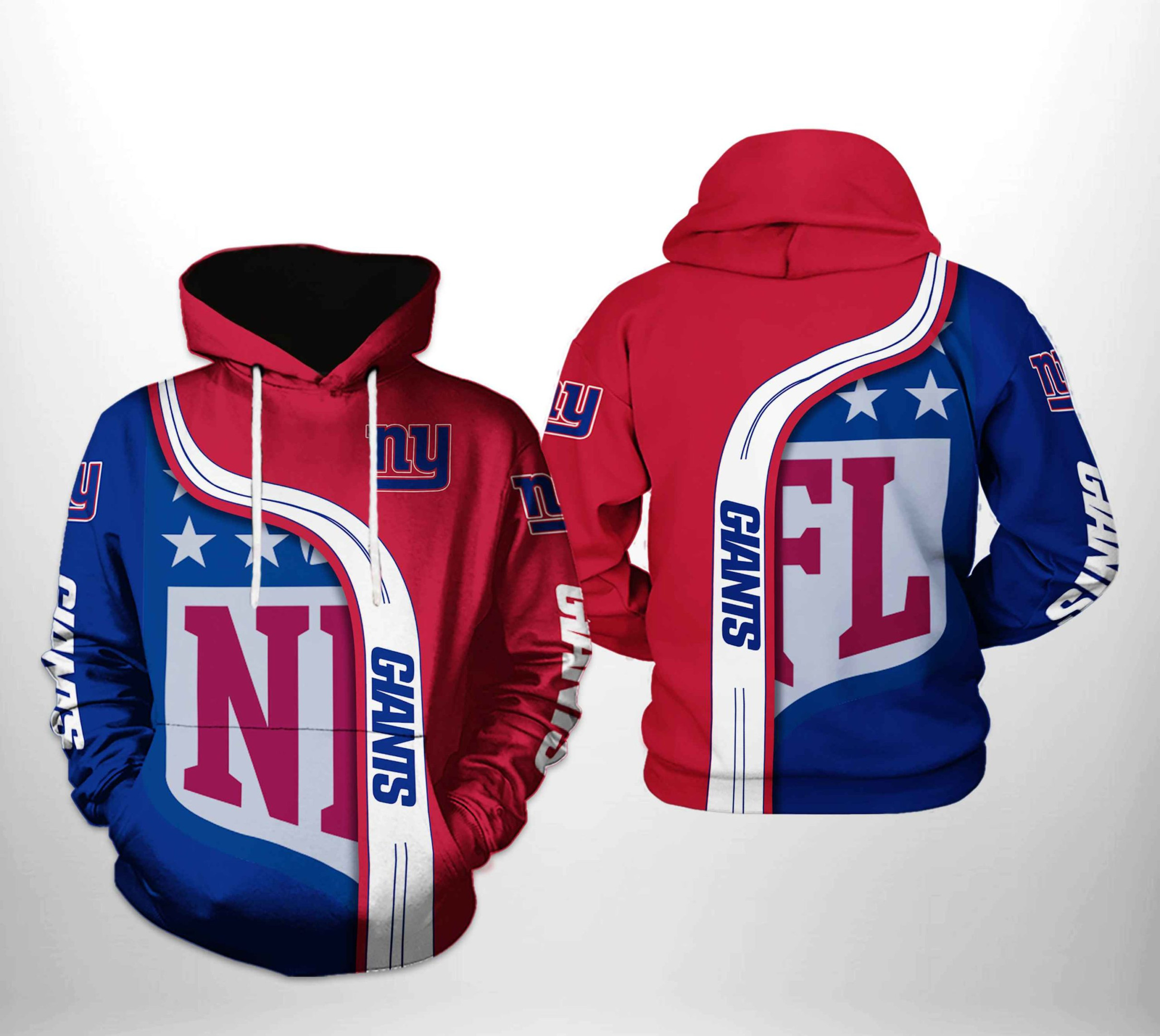 NFL New York Giants NFL Team Hoodie Neasalamis