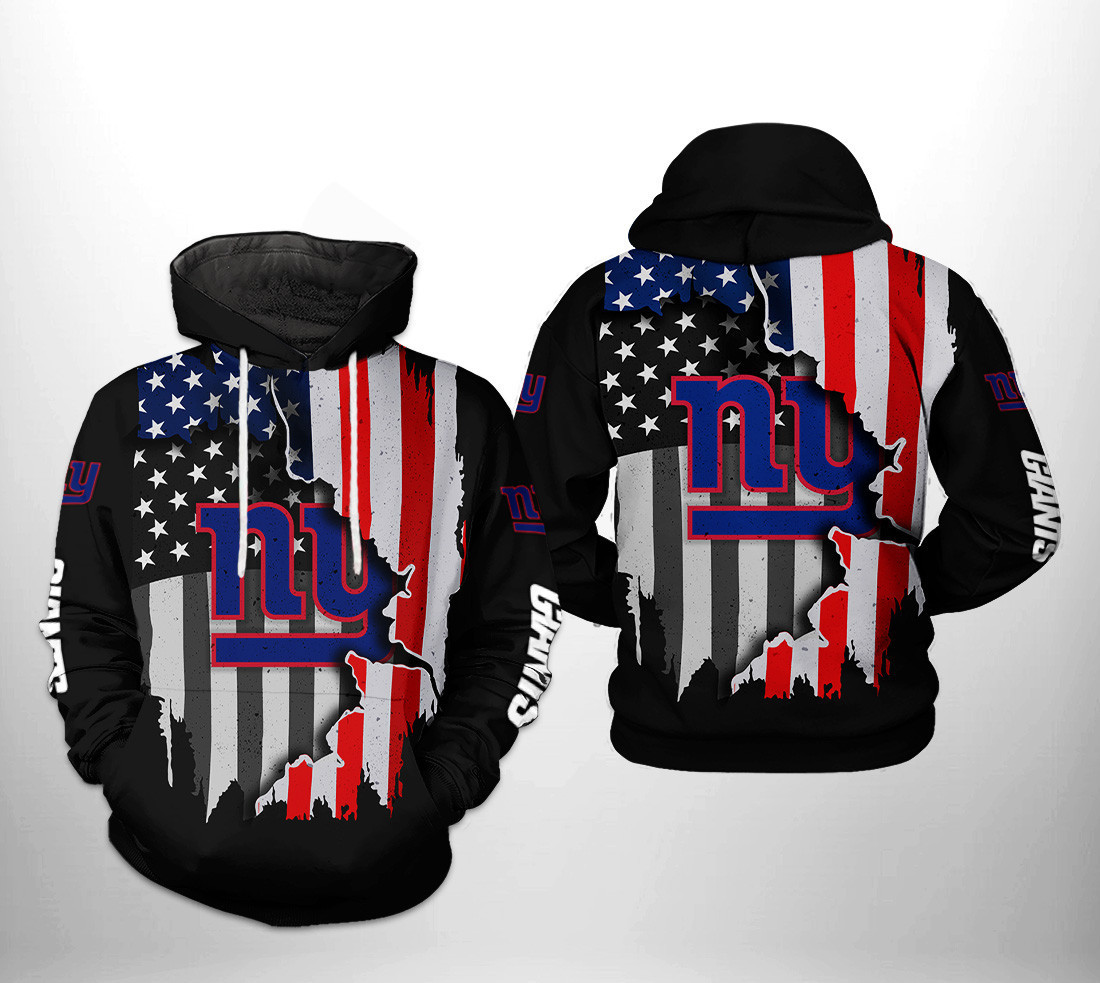 NFL New York Giants NFL US Flag Team Hoodie Neasalamis