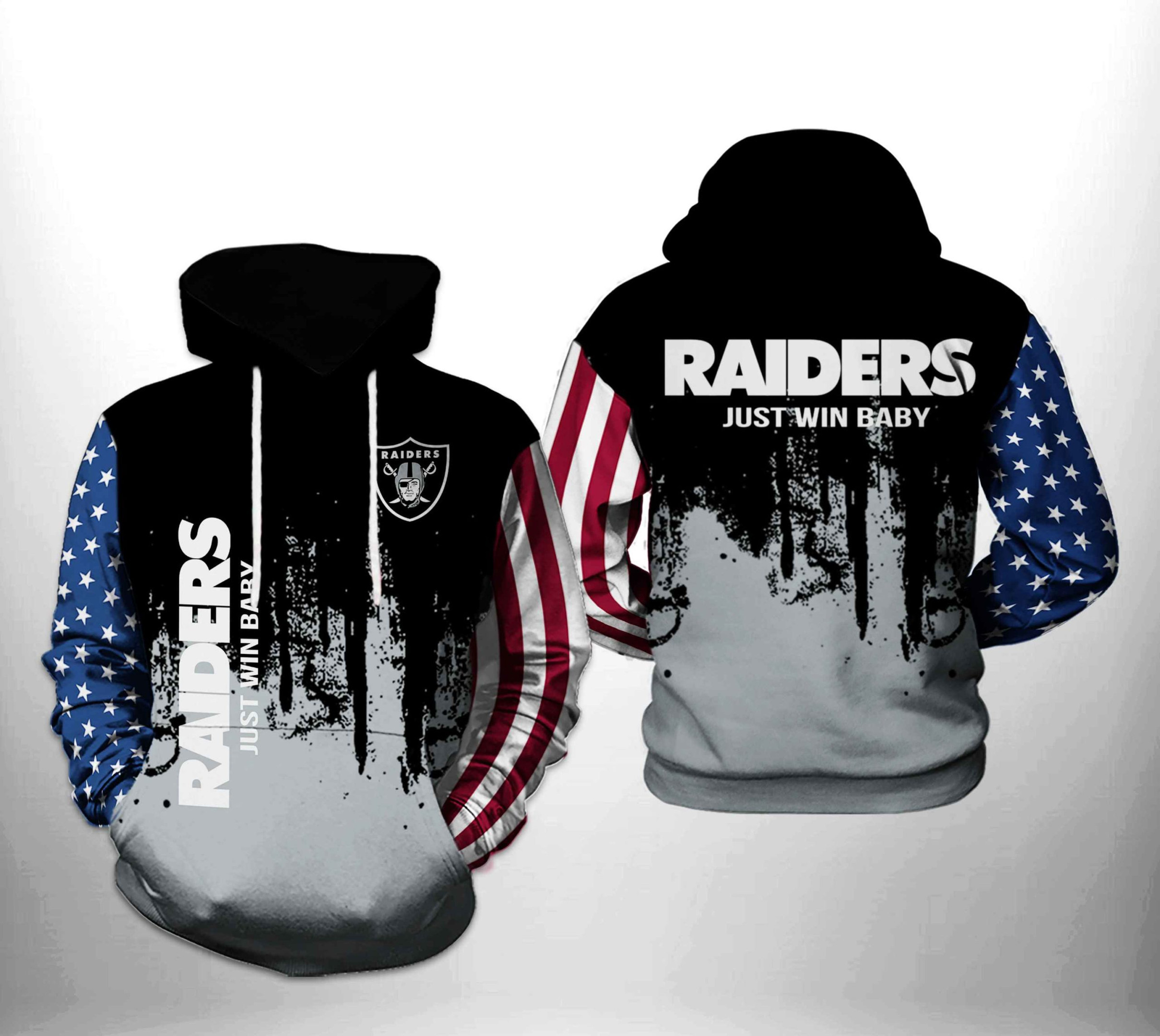 NFL Oakland Raiders NFL Team US Hoodie Neasalamis